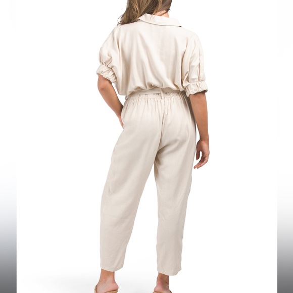 New! Blank NYC linen romper size S - Picture 2 of 2